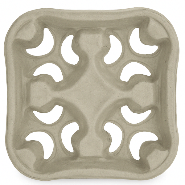 4 Cup Greenspirit Carrier Pulp Tray - (4x55) (220's)