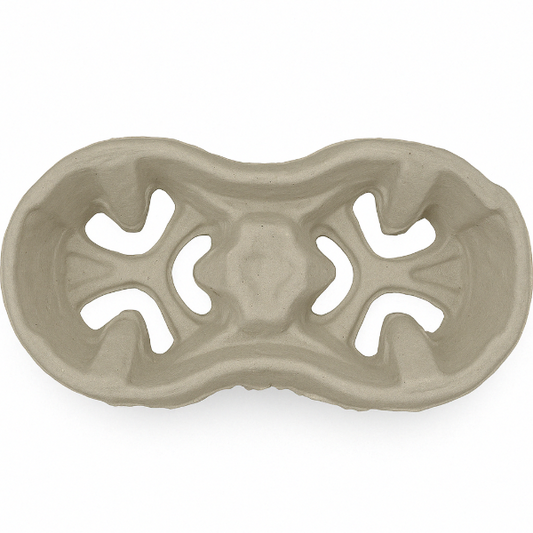 2 Cup Greenspirit Carrier Pulp Tray - (6x80) (480's)