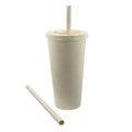 White Jumbo Straws X 250