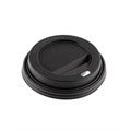 12/16/20oz Black Dome Hot Cup Lids x1,000