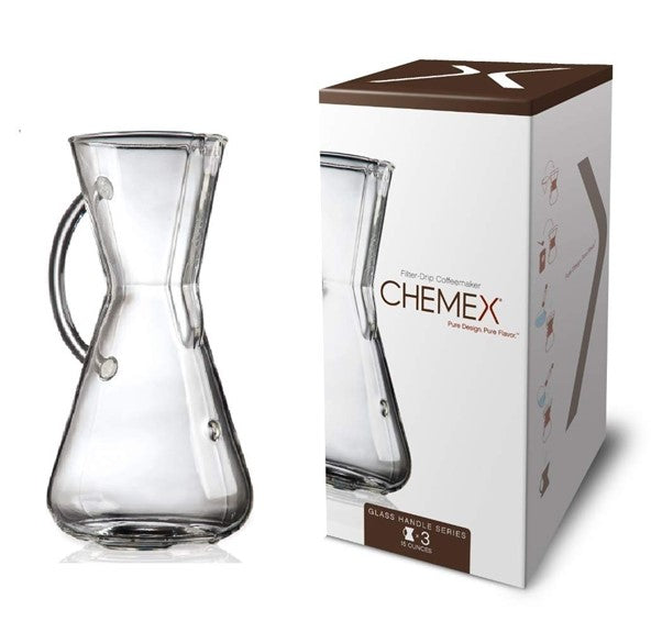 Chemex with Glass Handle (1-3 Cup)