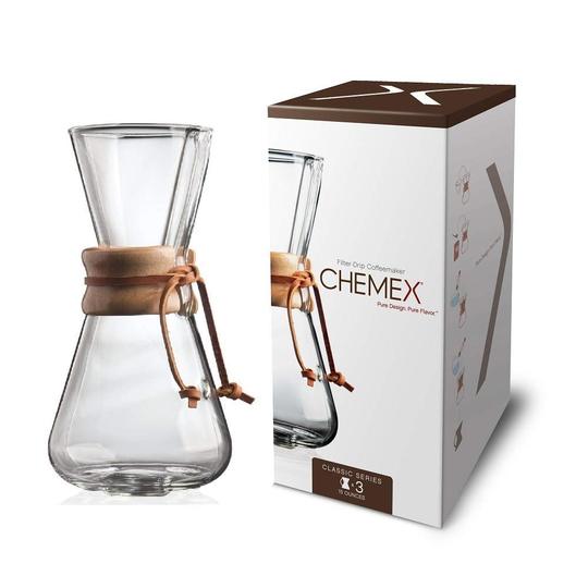 Chemex with Wood Collar (1-3 Cup)