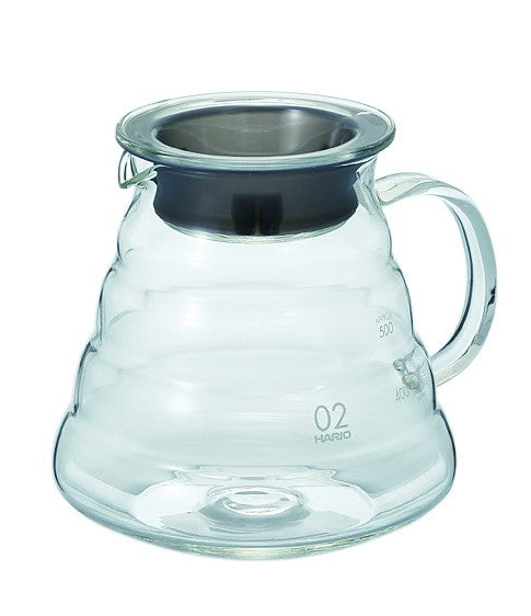 Hario V60 Clear Glass Range Server (600ml)