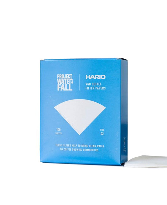 Hario X Project Waterfall V60 Filter Papers (Size 02)